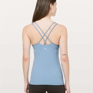 lululemon athletica Light Blue Strappy Camisole